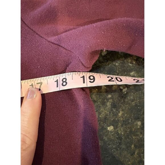 *3/$15 Victoria's Secret PINK Women's Maroon Full Zip Hoodie Jacket Size S - Picture 7 of 10